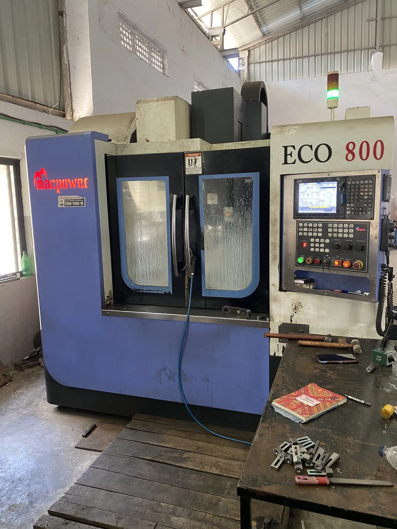CNC automatic tool resharpening machine at DH Engineering